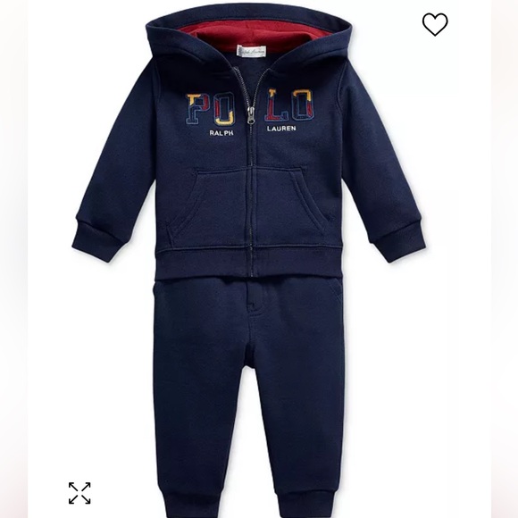 Polo Ralph Lauren Other - 🆕Polo Ralph Lauren baby 2- pieces ful zip hoodie and pants set